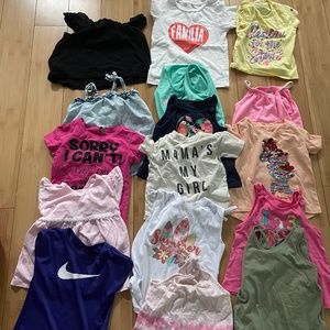 Gently used Toddler girl tops size 3t